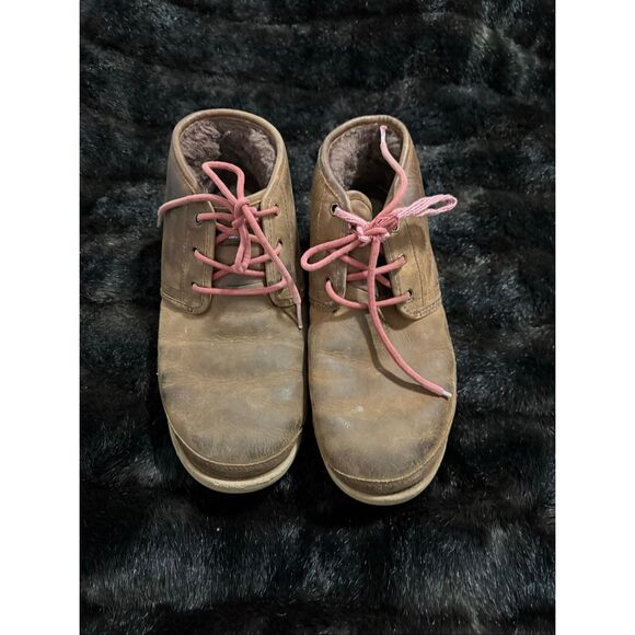 UGG Neumel Grizzly Waterproof Leather Chukka Ankle Boots Size US 10  Mens